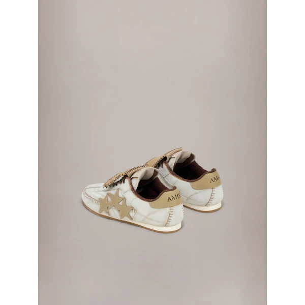 Amiri Pacific Flat Sneakers in Alabaster, view 4 | Sneakers | Luxury Shoes 