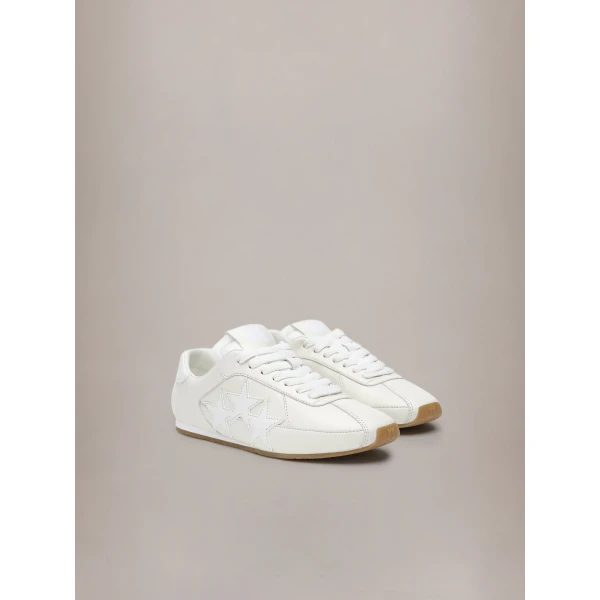 Amiri Pacific Flat Sneakers in Birch, view 2 | Sneakers | Luxury Shoes 