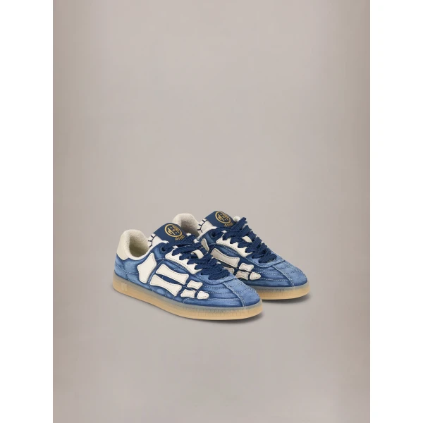 Amiri Pacific Football Sneakers in Navy, view 2 | Sneakers | Luxury Shoes 