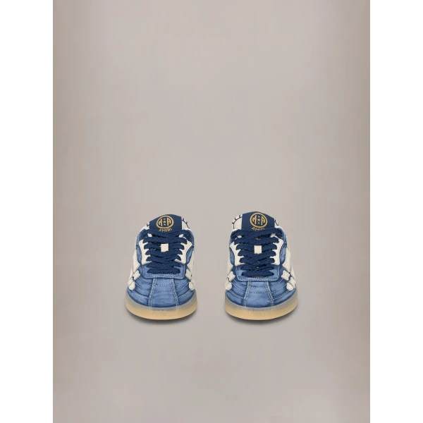 Amiri Pacific Football Sneakers in Navy, view 3 | Sneakers | Luxury Shoes 