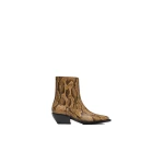 Amiri Python Embossed Print Ryder Boot in Brown Amiri Python Embossed Print Ryder Boot in Brown | Boots | Luxury Shoes