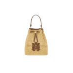 Amiri Raffia Micro MA Bucket Bag in Natural Amiri Raffia Micro MA Bucket Bag in Natural | Bucket Bags | Luxury Shoes