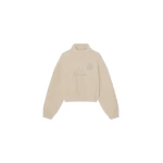 Amiri Script Fleece Pullover in Alabaster Amiri Script Fleece Pullover in Alabaster | Jackets | Luxury Shoes