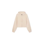 Amiri Script Furry Hoodie in Alabaster | Hoodies | Luxury Shoes 
