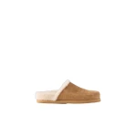 Amiri Shearling Jumbo Clog in Tan | Mules | Luxury Shoes 