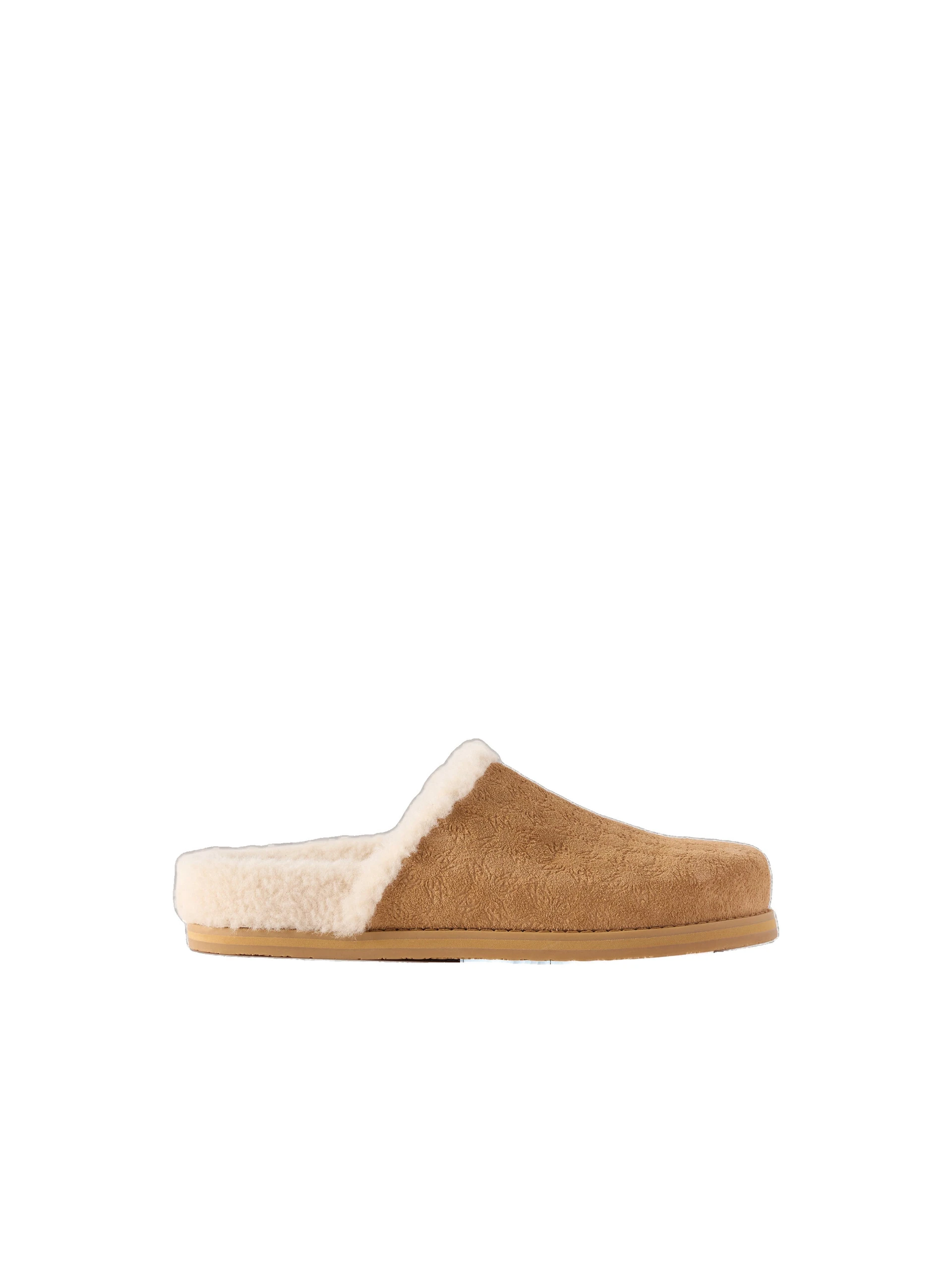 Amiri Shearling Jumbo Clog in Tan Amiri Shearling Jumbo Clog in Tan | Mules | Luxury Shoes