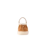 Amiri Shearling Micro MA Bucket Bag in Sand | Bucket Bags | Luxury Shoes 