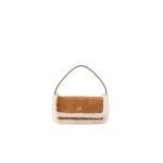 Amiri Shearling Millie Bag in Sand | Shoulder & Crossbody Bags | Luxury Shoes 