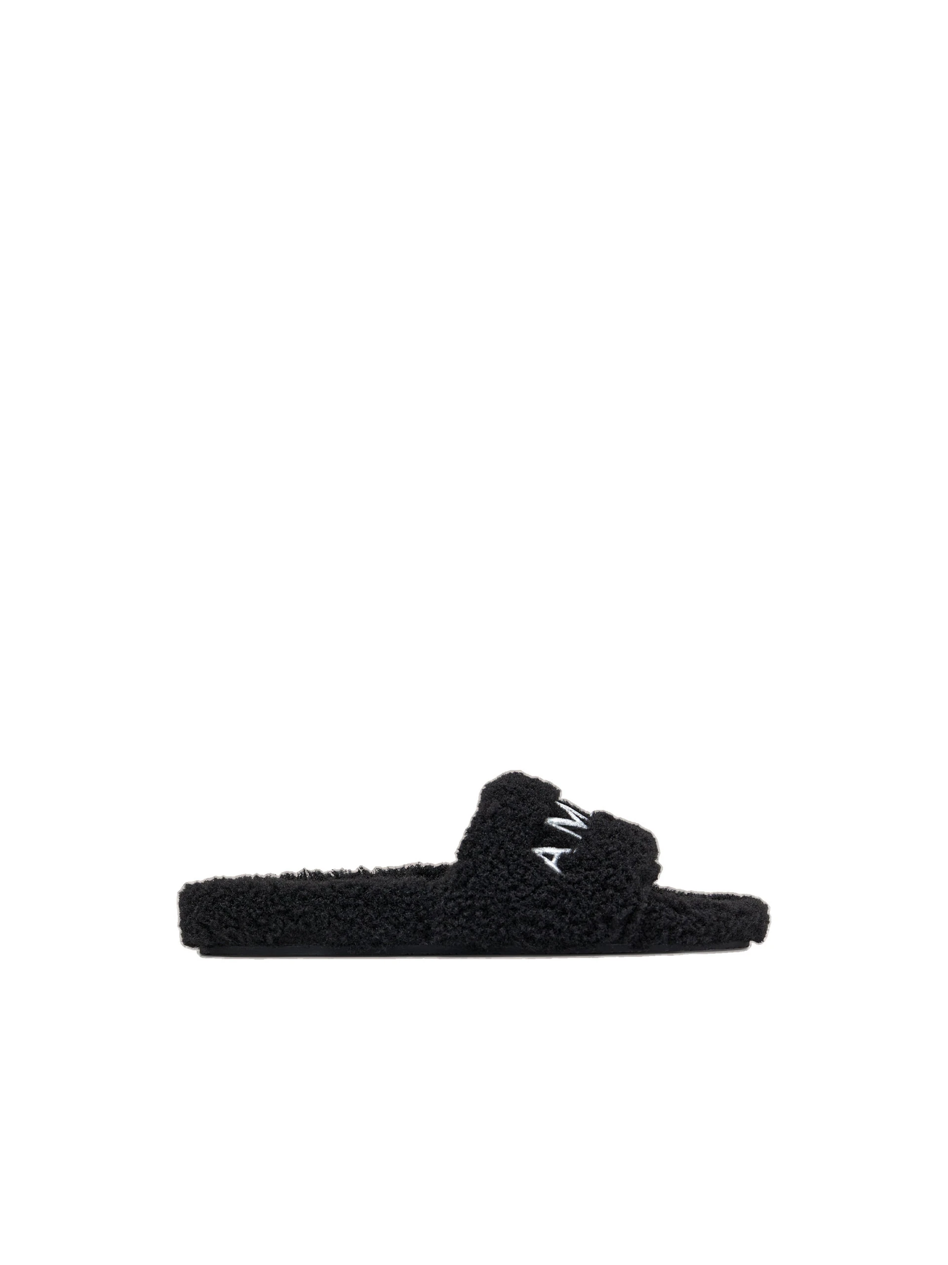 Amiri Shearling Slide in Black Amiri Shearling Slide in Black | Flip Flops & Slides | Luxury Shoes