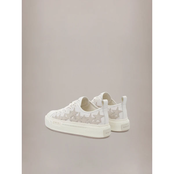 Amiri Stars Court Low Sneakers in Alabaster, view 4 | Sneakers | Luxury Shoes 