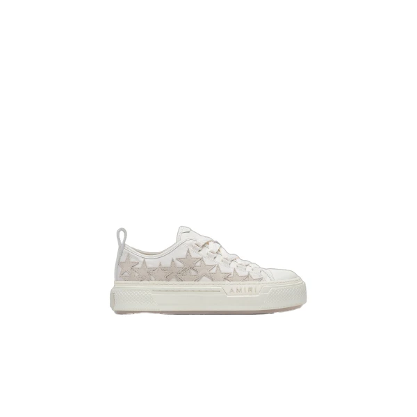 Amiri Stars Court Low Sneakers in Alabaster | Sneakers | Luxury Shoes 