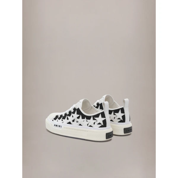 Amiri Stars Court Low Sneakers in Black, view 4 | Sneakers | Luxury Shoes 