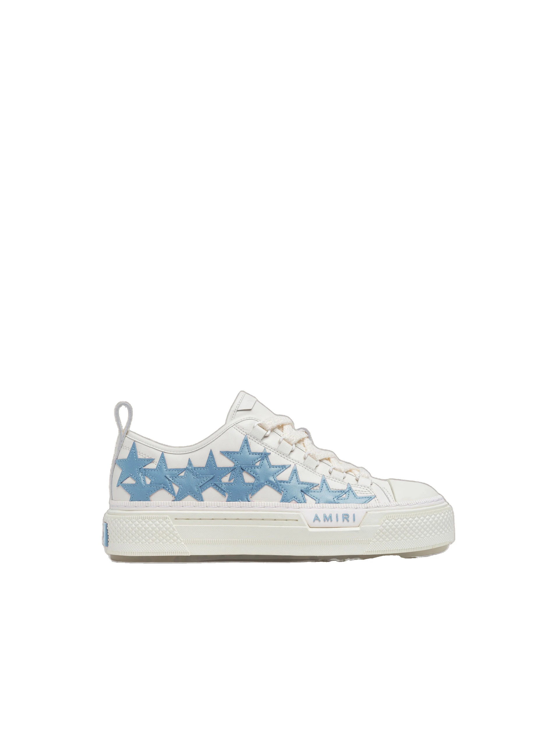 Amiri Stars Court Low Sneakers in Ocean Sky Amiri Stars Court Low Sneakers in Ocean Sky | Sneakers | Luxury Shoes