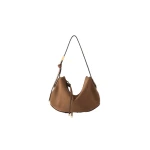 Amiri Suede Baby Biscotto Bag in Brown | Shoulder & Crossbody Bags | Luxury Shoes 