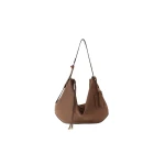 Amiri Suede Biscotto Shoulder Bag in Brown | Shoulder & Crossbody Bags | Luxury Shoes 
