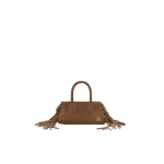 Amiri Suede Fringe Micro Honey Bag in Brown | Mini Bags | Luxury Shoes 