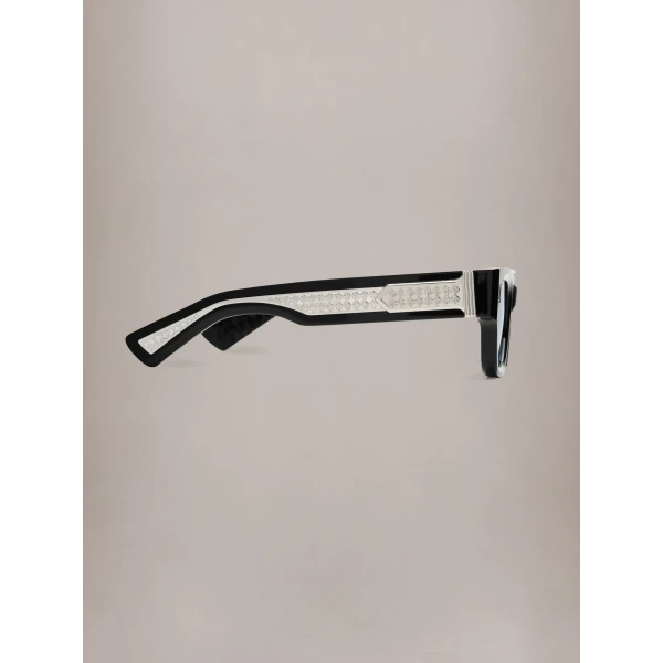 Amiri Venice Exposed Sunglasses in Black, view 3 | Sunglasses | Luxury Shoes 