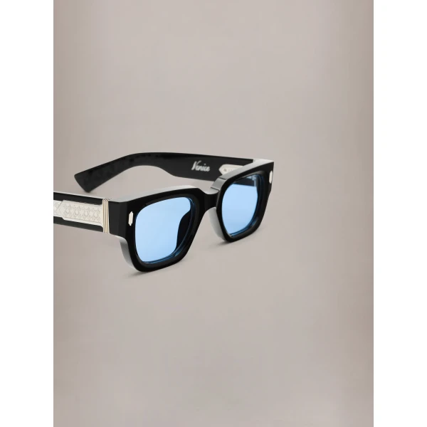 Amiri Venice Exposed Sunglasses in Black, view 4 | Sunglasses | Luxury Shoes 
