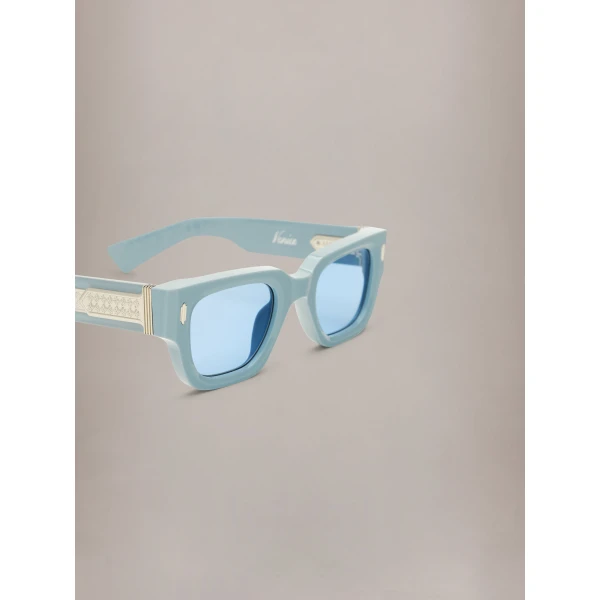 Amiri Venice Exposed Sunglasses in Blue, view 4 | Sunglasses | Luxury Shoes 