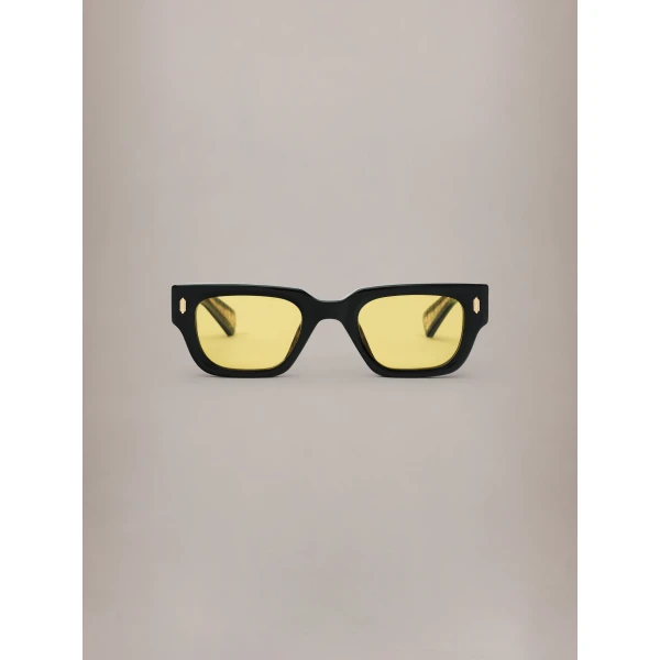 Amiri Venice Sunglasses in Black Yellow, view 2 | Sunglasses | Luxury Shoes 