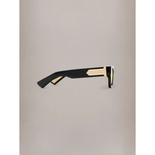 Amiri Venice Sunglasses in Black Yellow, view 3 | Sunglasses | Luxury Shoes 