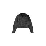 Amiri Vintage Cut Leather Jacket in Black | Leather Jackets | Luxury Shoes 