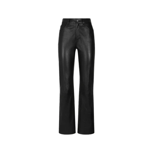 Amiri Vintage Cut Leather Pant in Black | Pants | Luxury Shoes 