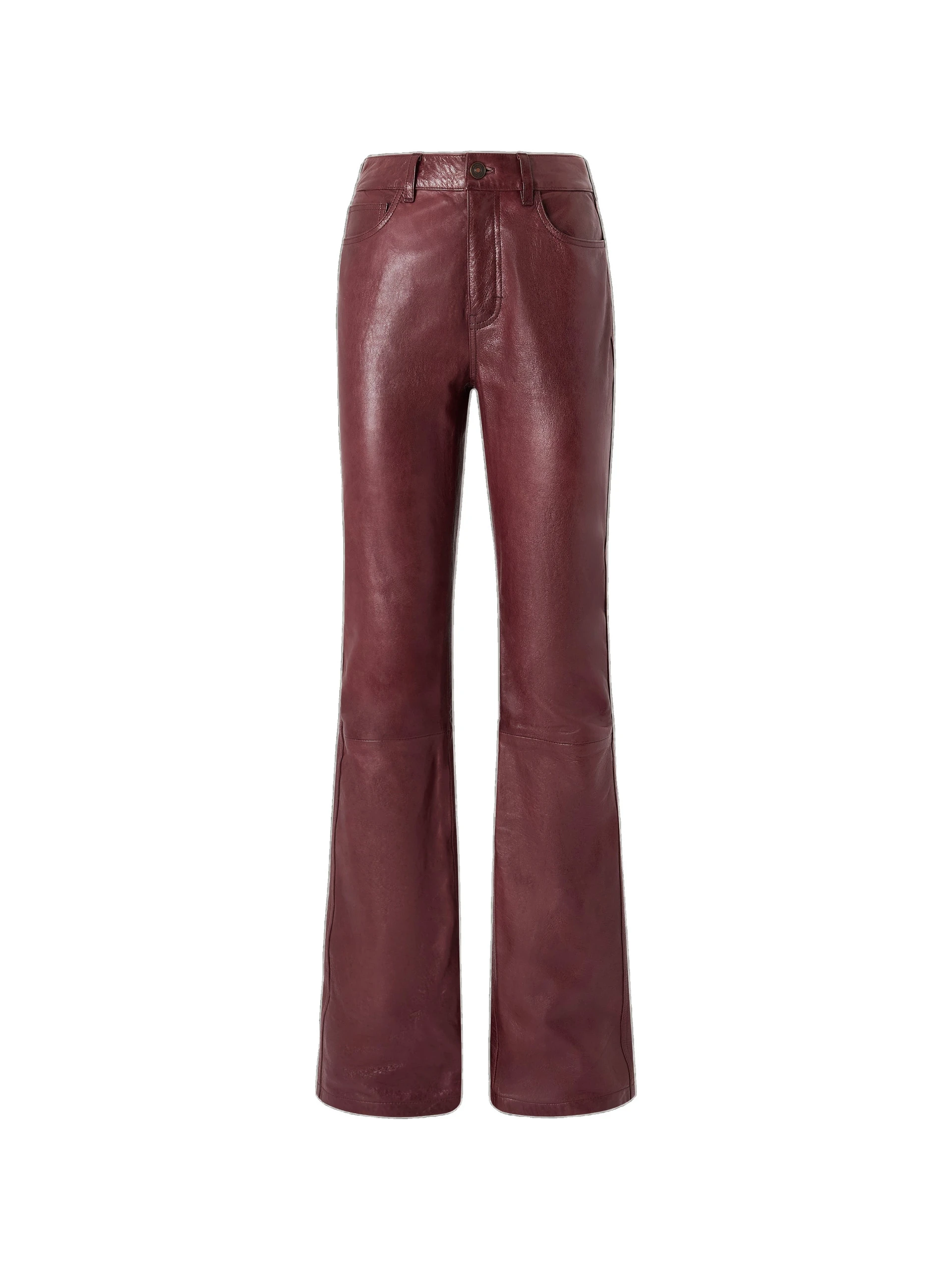 Amiri Vintage Cut Leather Pant in Brick Amiri Vintage Cut Leather Pant in Brick | Pants | Luxury Shoes