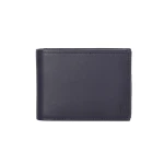 Ateliers Auguste Cléry Slim Wallet in Navy Smooth Leather