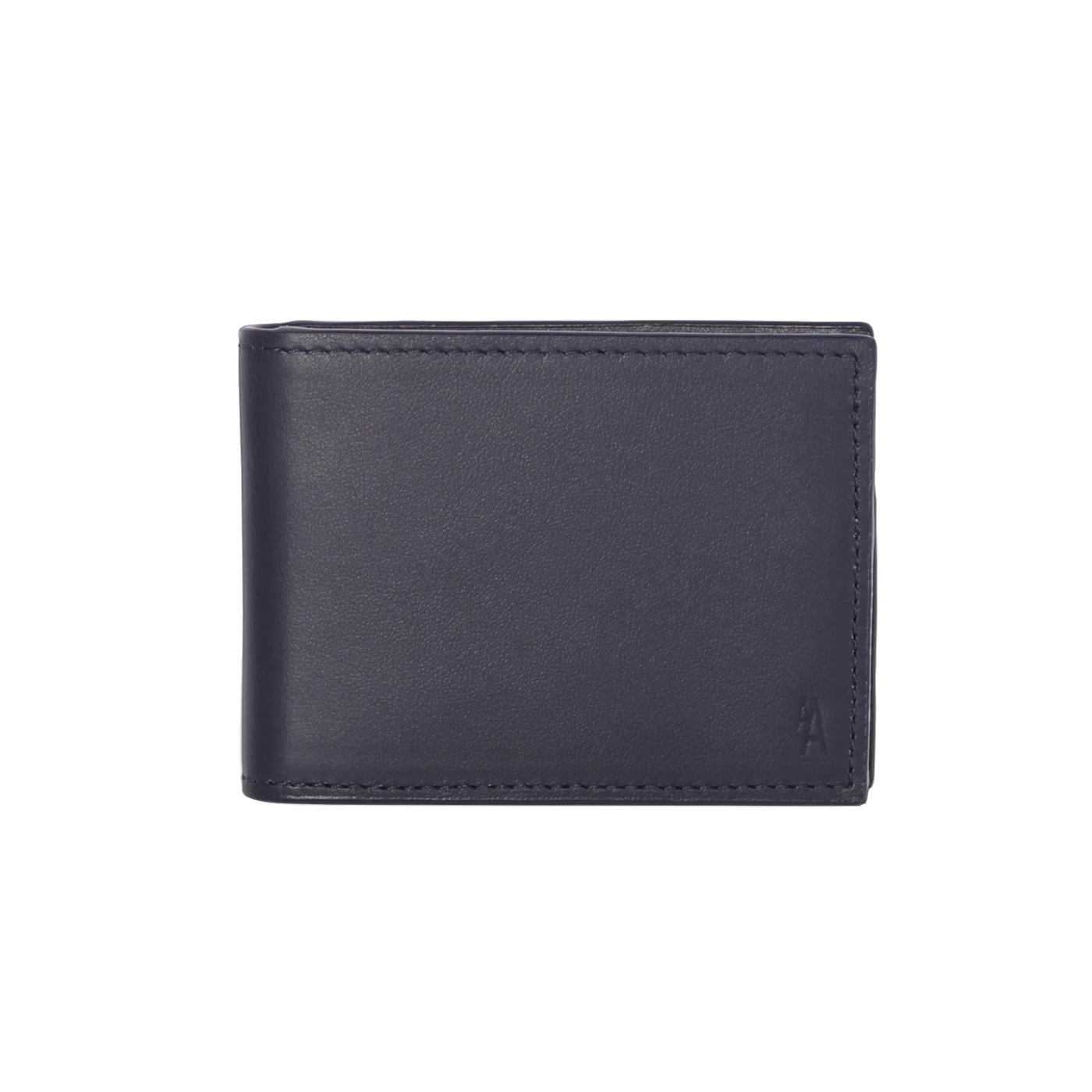Ateliers Auguste Cléry Slim Wallet in Navy Smooth Leather Ateliers Auguste Cléry Slim Wallet in Navy Smooth Leather