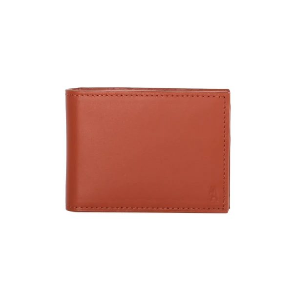 Cléry Slim Wallet in Tan Smooth Leather