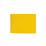Ateliers Auguste Cléry Slim Wallet in Yellow Smooth Leather