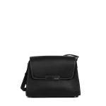Ateliers Auguste Mini Amelot Silver Edition in Black Pebble Leather