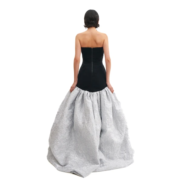 Avaro Figlio Radiance Jacquard Ball Gown With Corset, view 3