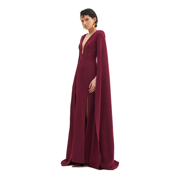Avaro Figlio Sculpted Harmony Waterfall Gown, view 2