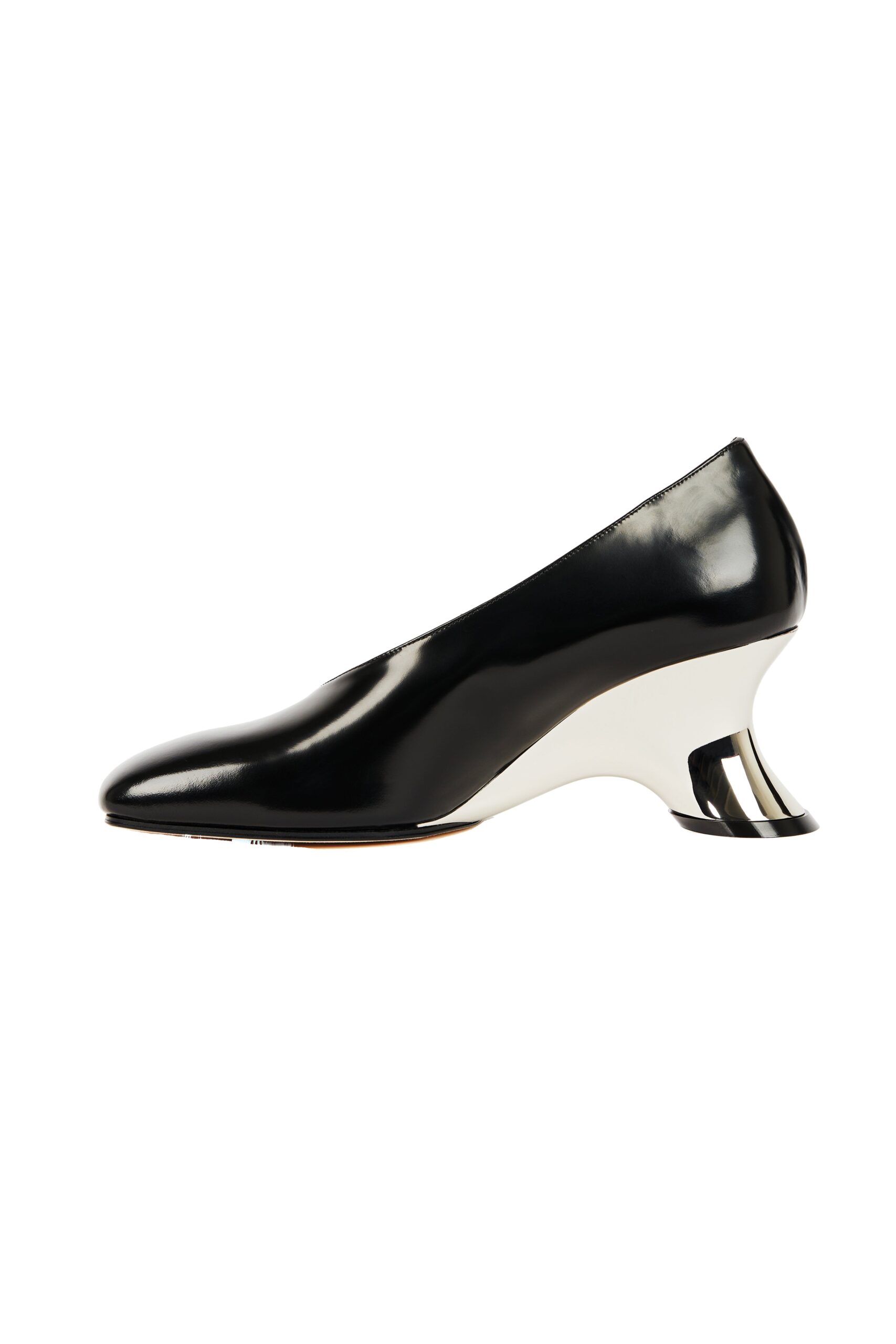 A.W.A.K.E. MODE Arna Shoe Black Silver Gold | Luxury Shoes A.W.A.K.E. MODE Arna Shoe Black Silver Gold