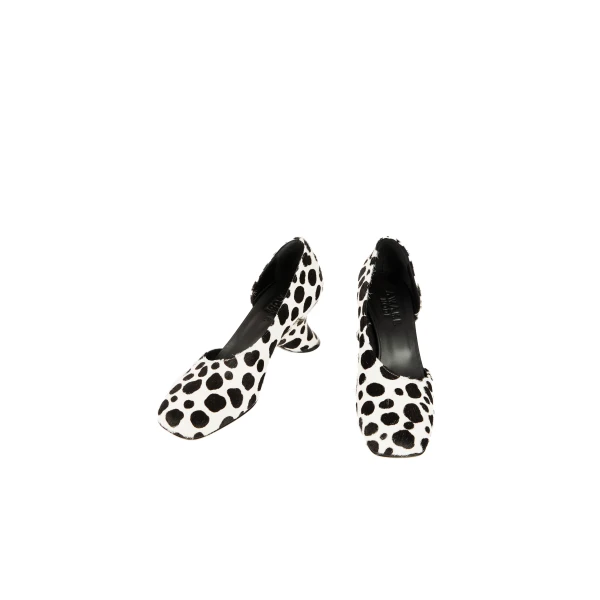 A.W.A.K.E. MODE Arna Shoe Black White, view 3