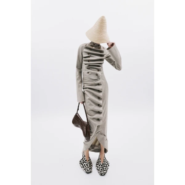 A.W.A.K.E. MODE Lauren Sandal Dalmatian Print, view 4