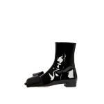 A.W.A.K.E. MODE Noa Boot With Bow Black