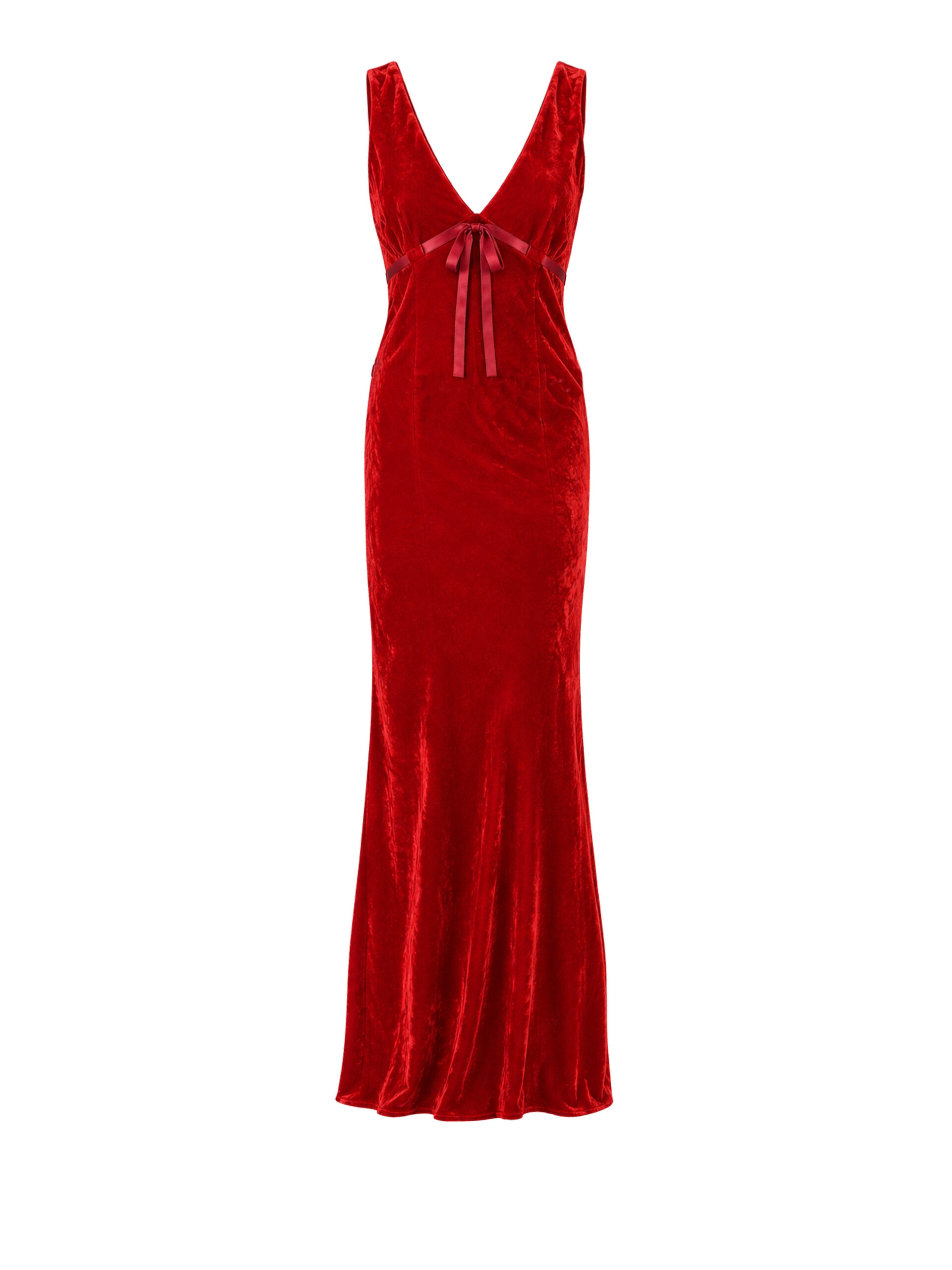 Bernadette Dress Camille in Red Velvet Bernadette Dress Camille in Red Velvet | Maxi Dresses | Luxury Shoes