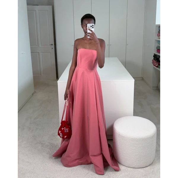 Bernadette Dress Isa in Powder Rose | Maxi Dresses | Luxury Shoes 