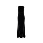 Bernadette Dress Luna in Black Velvet | Maxi Dresses | Luxury Shoes 