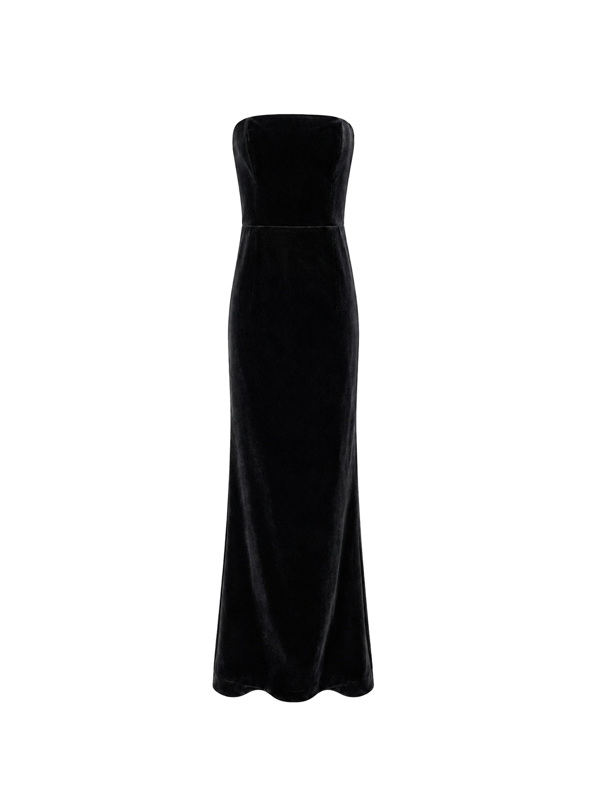 Bernadette Dress Luna in Black Velvet Bernadette Dress Luna in Black Velvet | Maxi Dresses | Luxury Shoes