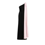 Bernadette Dress Ross in Black and Icy Pink | Evening Gowns | Luxury Shoes 