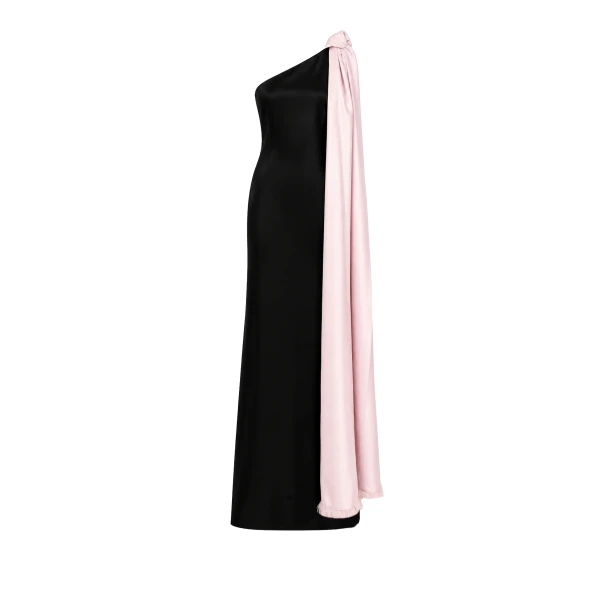Dress Ross in Black and Icy Pink