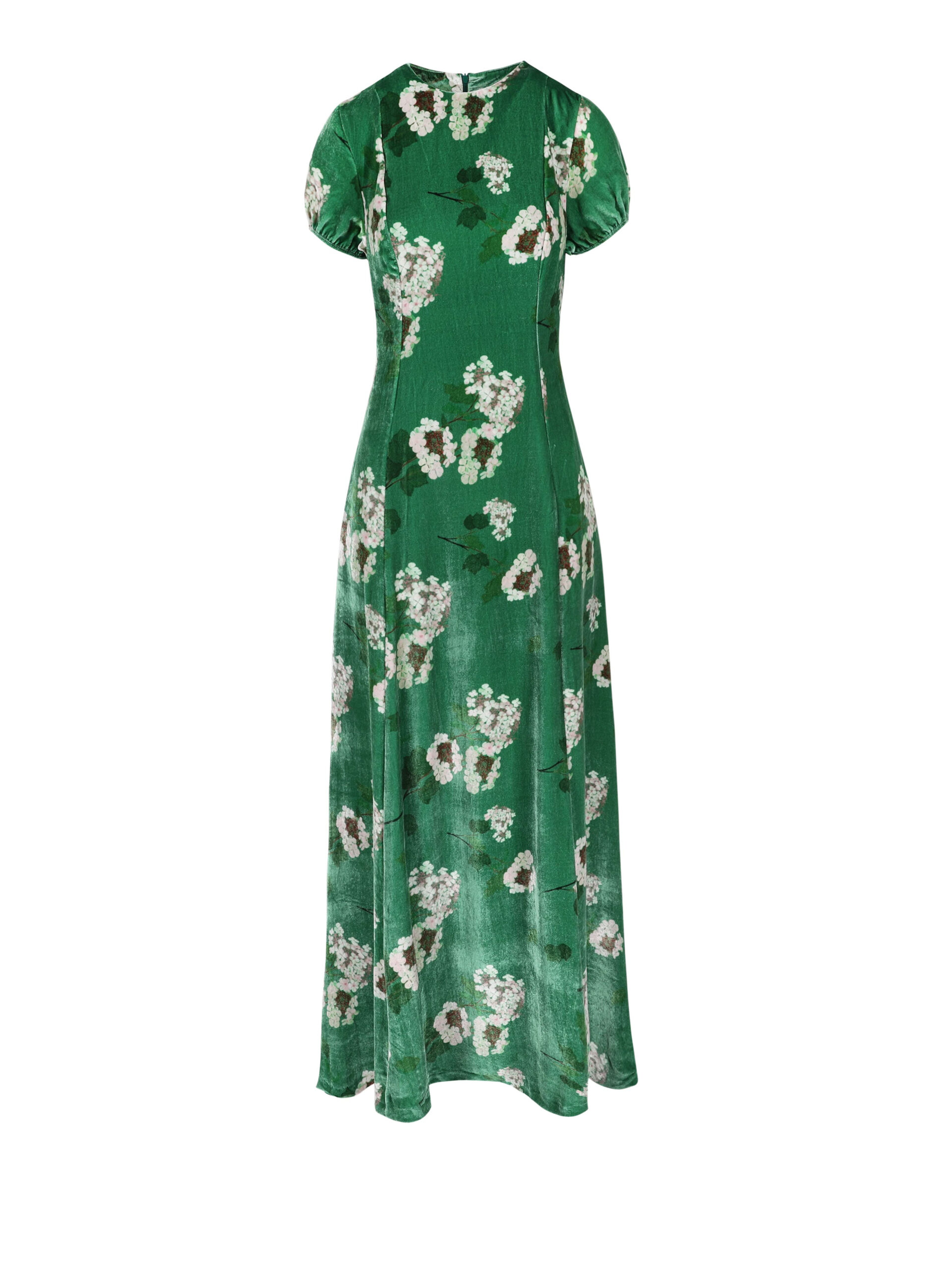Bernadette Dress Roxy in Hydrangea Pink on Green Bernadette Dress Roxy in Hydrangea Pink on Green | Evening Gowns | Luxury Shoes