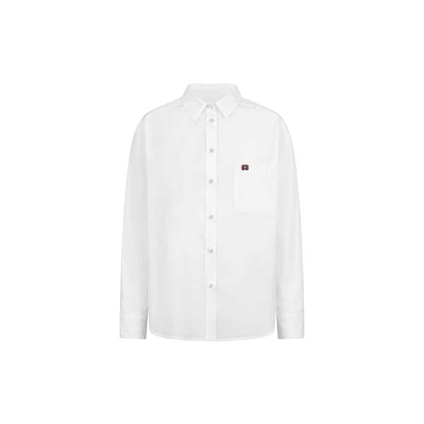 Anabas Shirt in Fancy White and Red