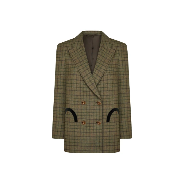 Everyday Blazer in Olmida Green Mix
