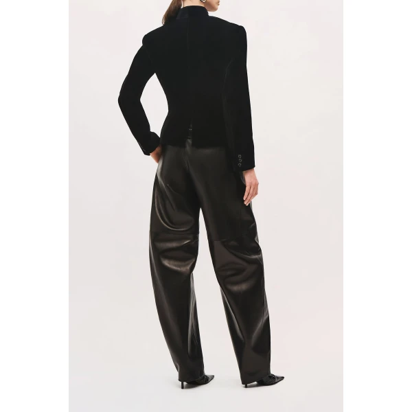 Brandon Maxwell Alora Jacket in Black | Blazers | Luxury Shoes 