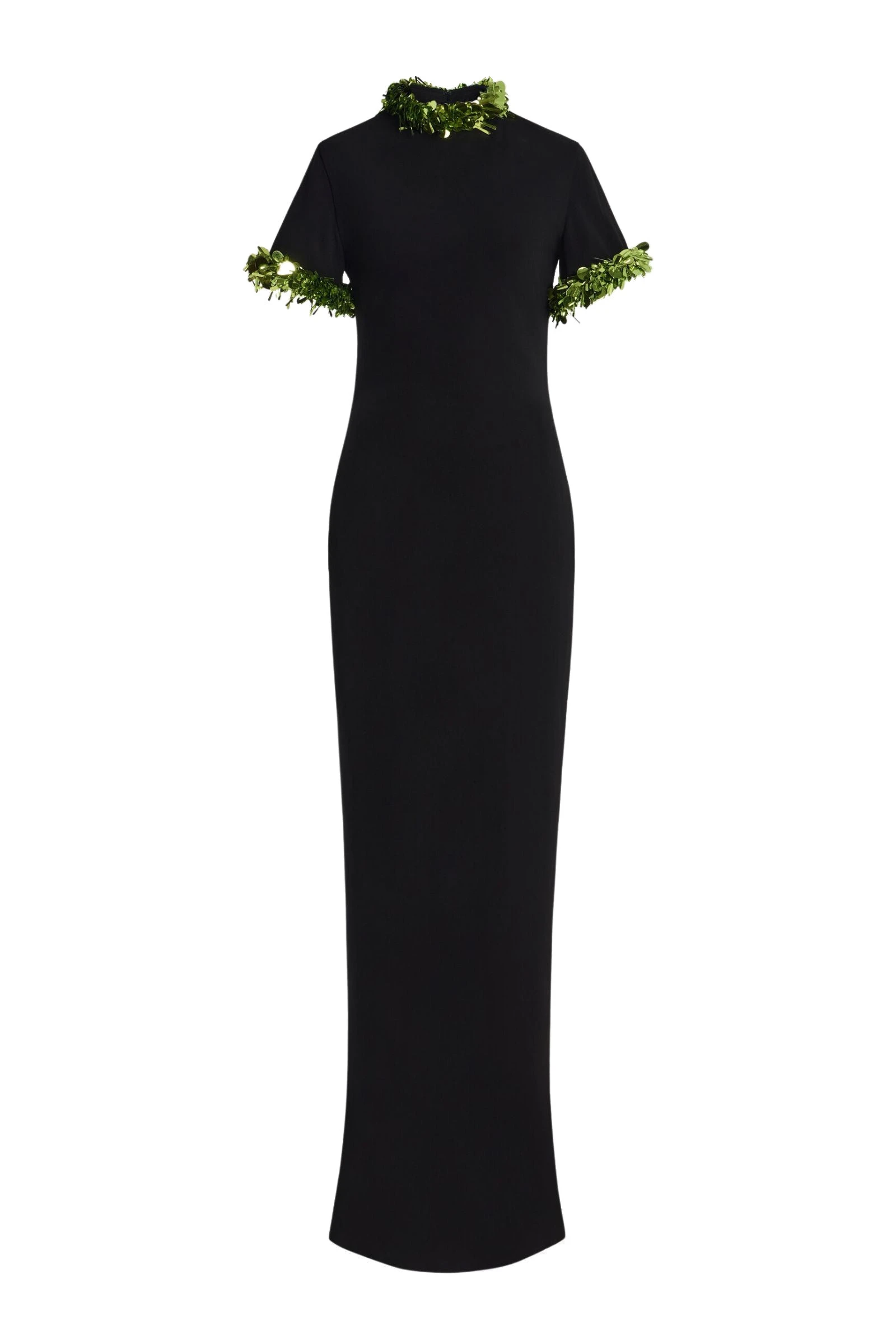 Brandon Maxwell Bex Gown in Black and Green Brandon Maxwell Bex Gown in Black and Green | Luxury Shoes